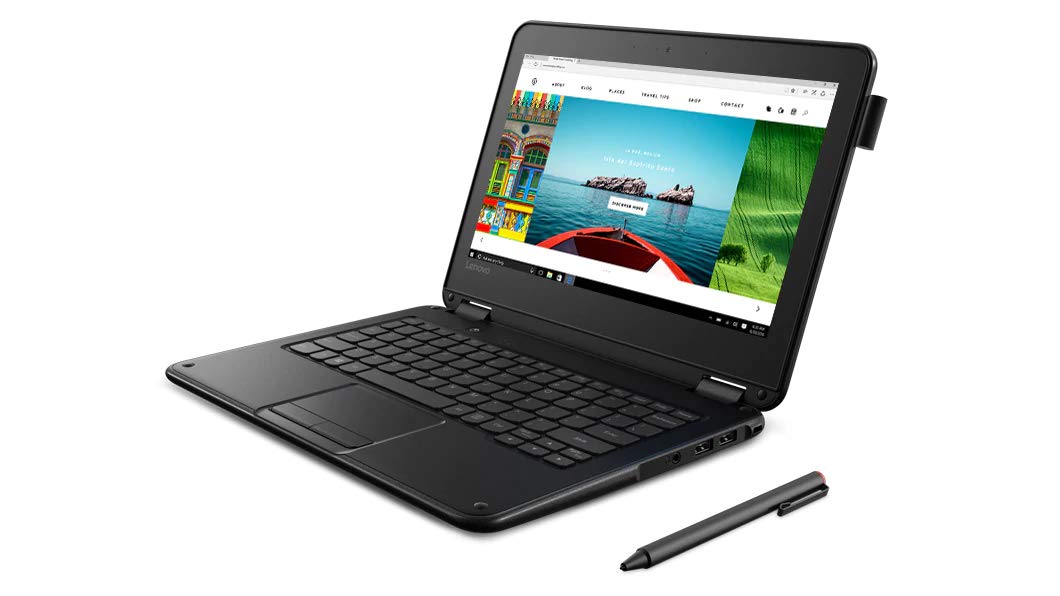 Lenovo 81FY0019US 300e Intel Celeron N3450 1.1 GHz Laptop, 4 GB RAM, Windows 10 Home