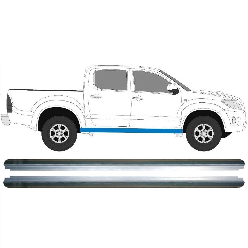 Reparaturblech Schweller für Toyota Hilux 2005-2015 / Links = Rechts/Satz