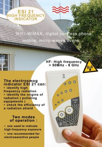Détecteur hautes fréquences 50MHz - 8 GHz ESI21