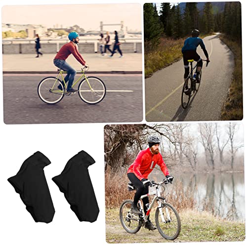 Cubiertas para zapatos de ciclismo Mipcase, negras, talla grande, con cremallera fácil de colocar y quitar, protección contra arañazos miniatura 5