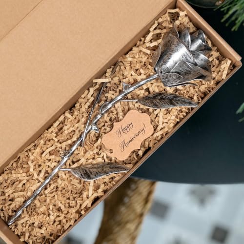 Iron-Gifts-6th-Anniversary-for-Her-Metal-Rose-6-Year-Gift-for-Wife-Anniversary-Handcrafted-11th-Gift-Wedding-Anniversary-Metal-Flowers-Anniversary-Steel-Gift-Iron-Stained-Everlasting-Rose-for-Him