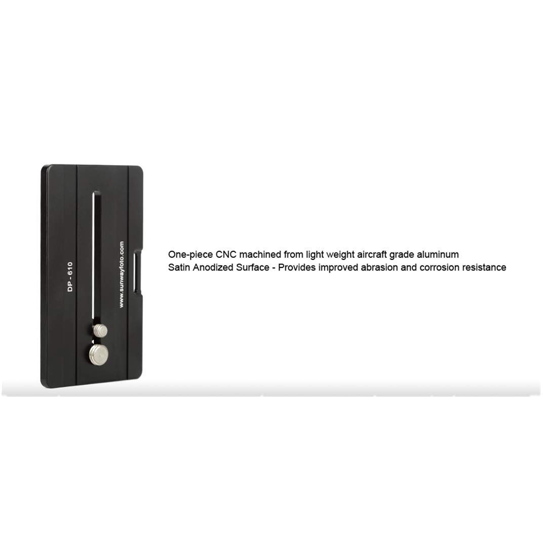 SUNWAYFOTO Fotocamera di grande formato universale a sgancio rapido piastra vista fotocamera QS 1/4"