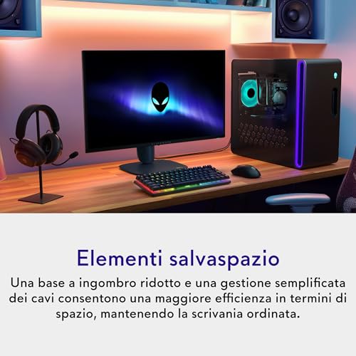 27 Monitor Gaming - AW2725D, QHD (2560x1440), 280Hz, QD OLED, 0.03ms, NVIDIA G-SYNC Compatible, AMD FreeSync Premium Pro, HDR True Black 400, USB-C, DisplayPort, 2 HDMI, 3 Anni di Garanzia - Monitor - Immagine 5