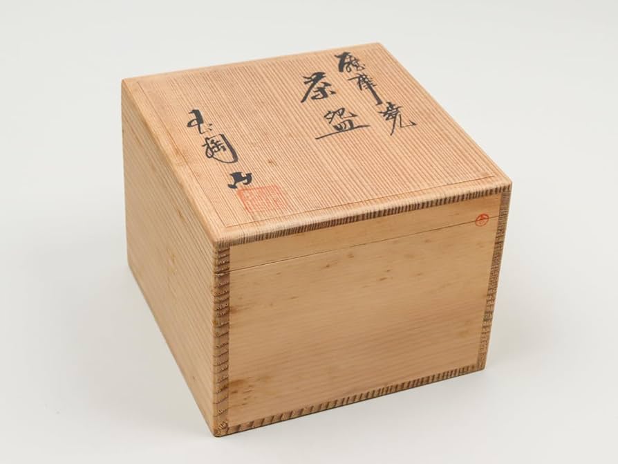 茶道具　韓国陶芸選　伊羅保　水指　箱付　V　R7210B 茶道具 韓国陶芸選 伊羅保 水指 箱付 V R7210B