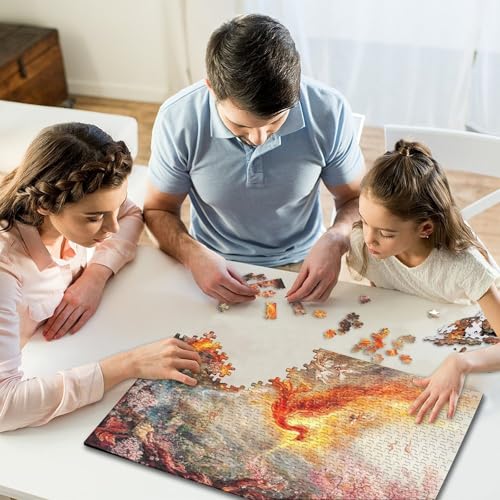 Puzzle imposible de 1000 piezas Fénix Puzzles para adultos, desafío de 38x26 cm 7