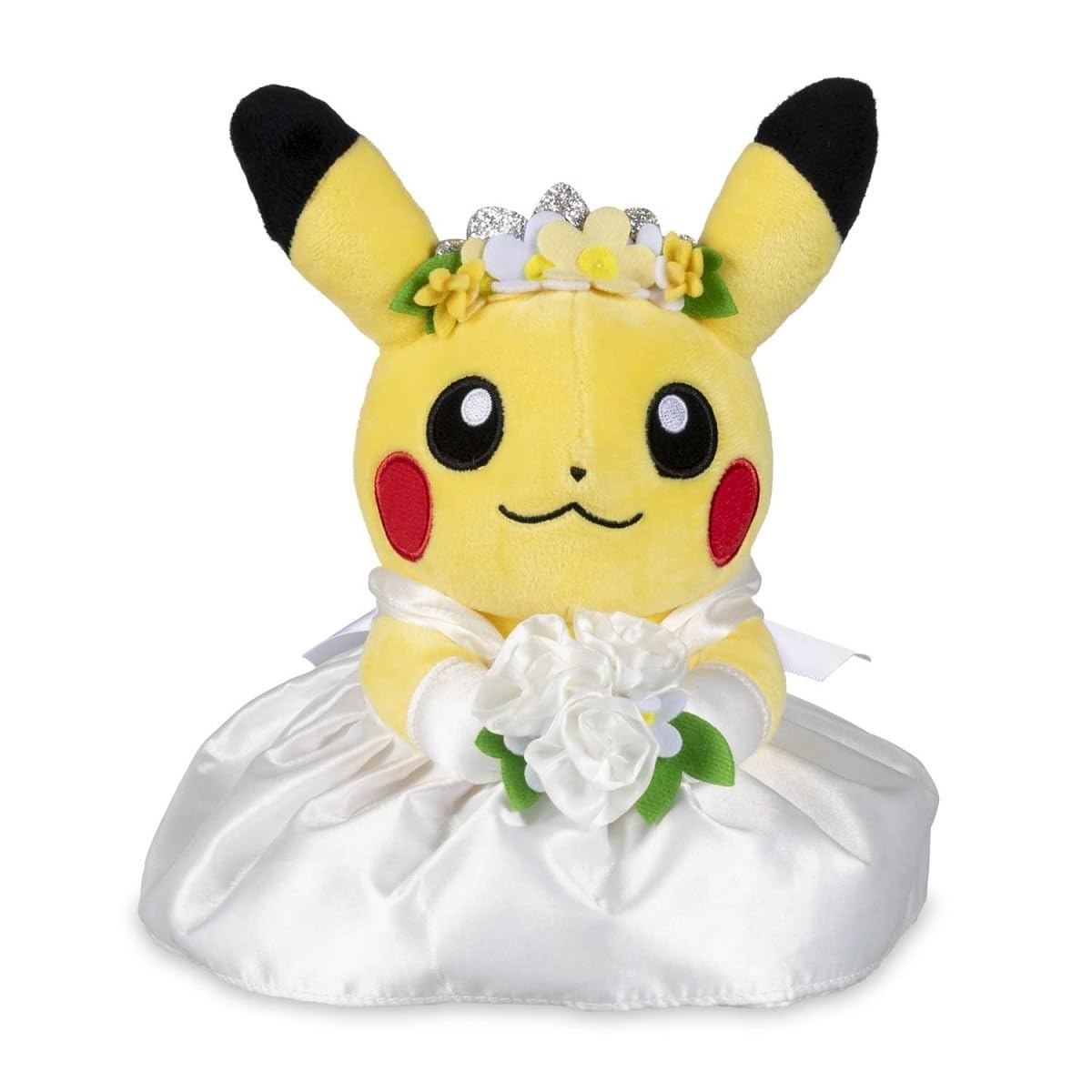 ポケモン ピカチュウ ウェディング ぬいぐるみ Amazon.co.jp: ポケモンセンター:ピカチュウ ウェディングドレス