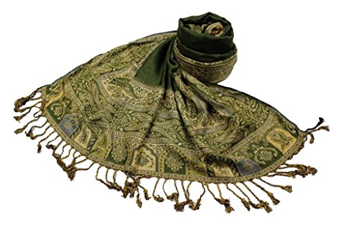 Étole viscose motif cachemire bicolore ajouré N7 SHANKARA, prestige du tissage