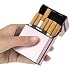LUWANZ 2X Caja de Cigarrillo, Cigarette Case de la aleación de Aluminio...