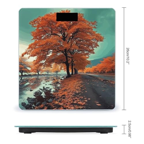 Báscula Digital de Baño Maple Tree con Vidrio Templado miniatura 2