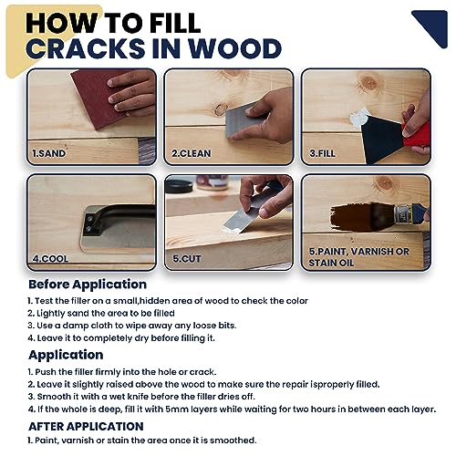 Bluebird All Purpose Wood Filler 7.94 Oz. / 225 GM, Natural - Thumbnail 3