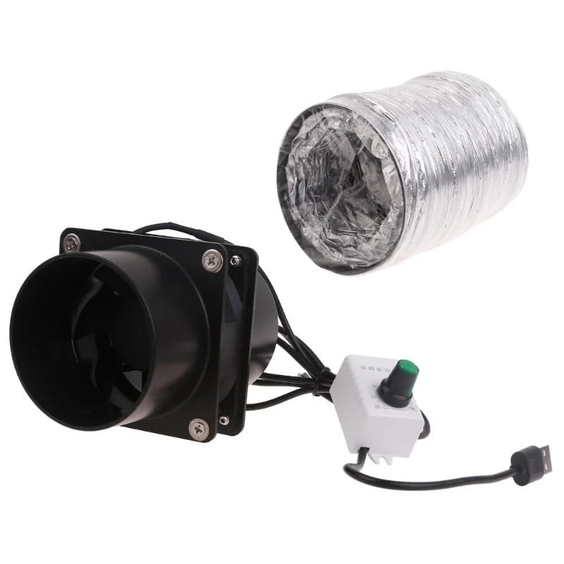 Estrattore Aria, Ventilatore di Estrazione fumi ESD con connessione USB, Tubo da 1 m e velocità Regolabile for Applicazioni Versatili