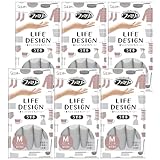 ファミリー [まとめ買い] ビニール手袋 うす手 ライフデザイン Mサイズ グレー ×6個 手袋 キッチン 食器洗い 掃除 洗濯 ビニール 手袋