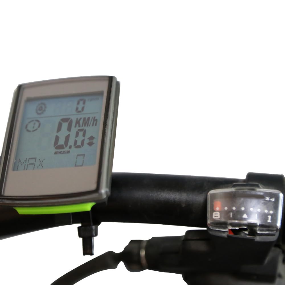 Computer da Bici GPS Wireless, Tachimetro e Contachilometri da Ciclismo Impermeabile con Retroilluminazione Automatica, per Bici da Montagna, Monitoraggio Velocità