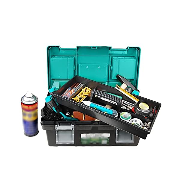 Werkzeugset im Koffer Werkzeugkasten des Kunststoffs for Hardwaretools oder Handwerksspeicherung Tragbare Reparaturteile… – Bild 8