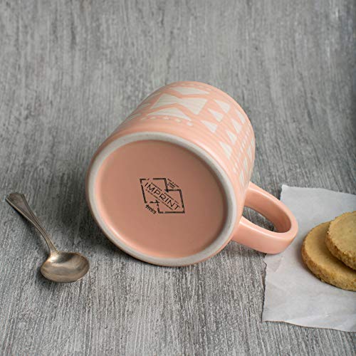 Taza de cerámica rosa 14 oz Danica Studio miniatura 7