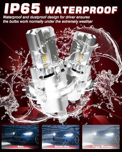 Bombilla H4 LED coche sin error Canbus para solucionar fallos en faros fundidos 6