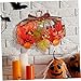 RORPOIR 2pcs Front Door Decor Flower Arrangement Supplies Autumn Decor Pumpkin Wreath Frame Farmhouse Hanging Wreath Form DIY Pumpkin Form Metal Wire Frame for Thanksgiving Crafts