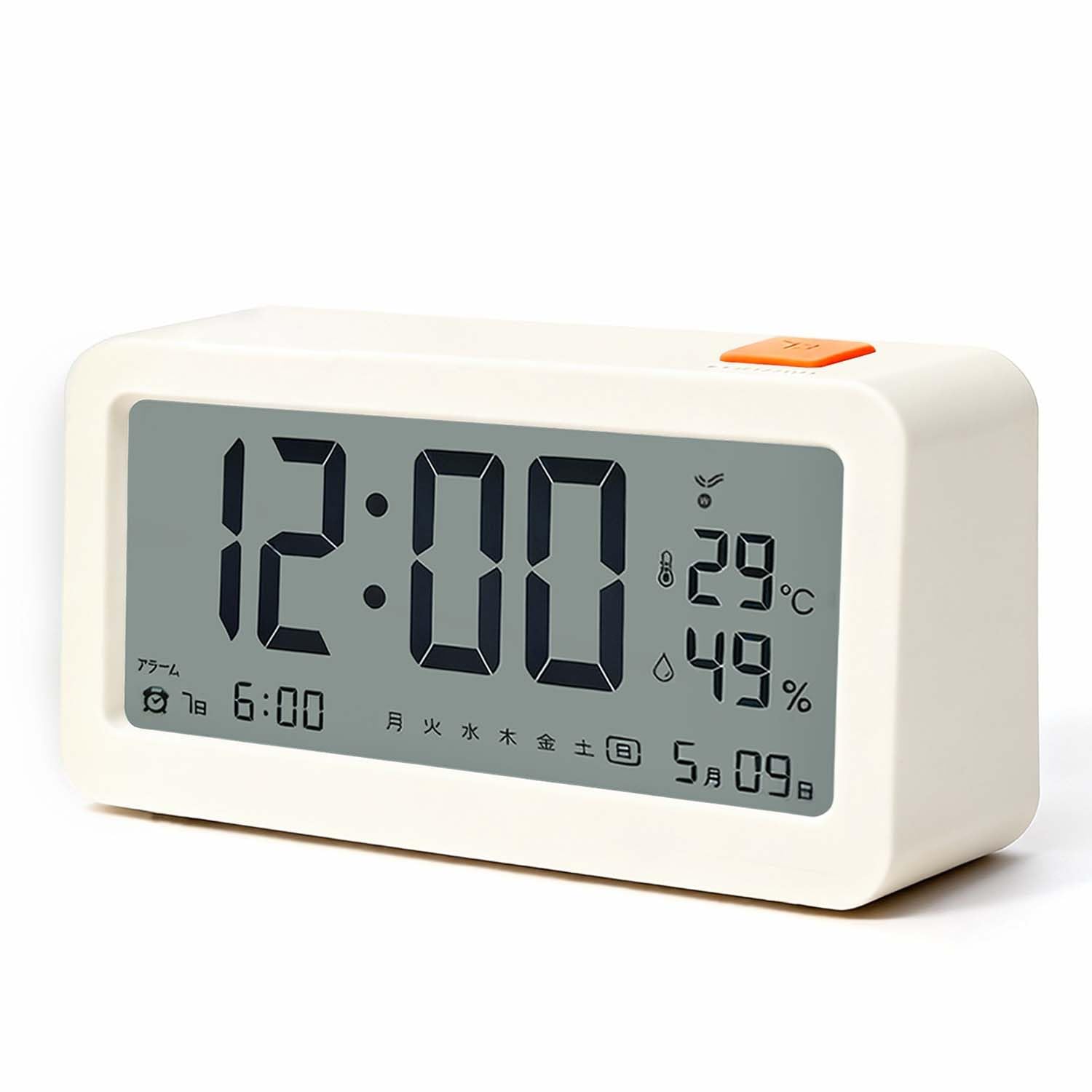 Kooco 電波時計 置き時計 デジタル時計 目覚まし 12/24時間/曜日/日…