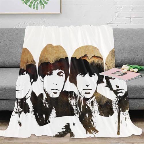 Couverture imprimée en 3D avec motif The Beatles, couverture polaire en flanelle douce et moelleuse, chaude pour l’automne et l’hiver, jeté de canapé en peluche, couvertures pour adultes (100x130cm) - Les Beatles, Paul McCartney, John Lennon, RIngo Starr, George Harrison Couverture imprimée en 3D avec motif The Beatles, couverture polaire en flanelle douce et moelleuse, chaude pour l'automne et l'hiver, jeté de canapé en peluche, couvertures pour adultes (100x130cm) – Image 4