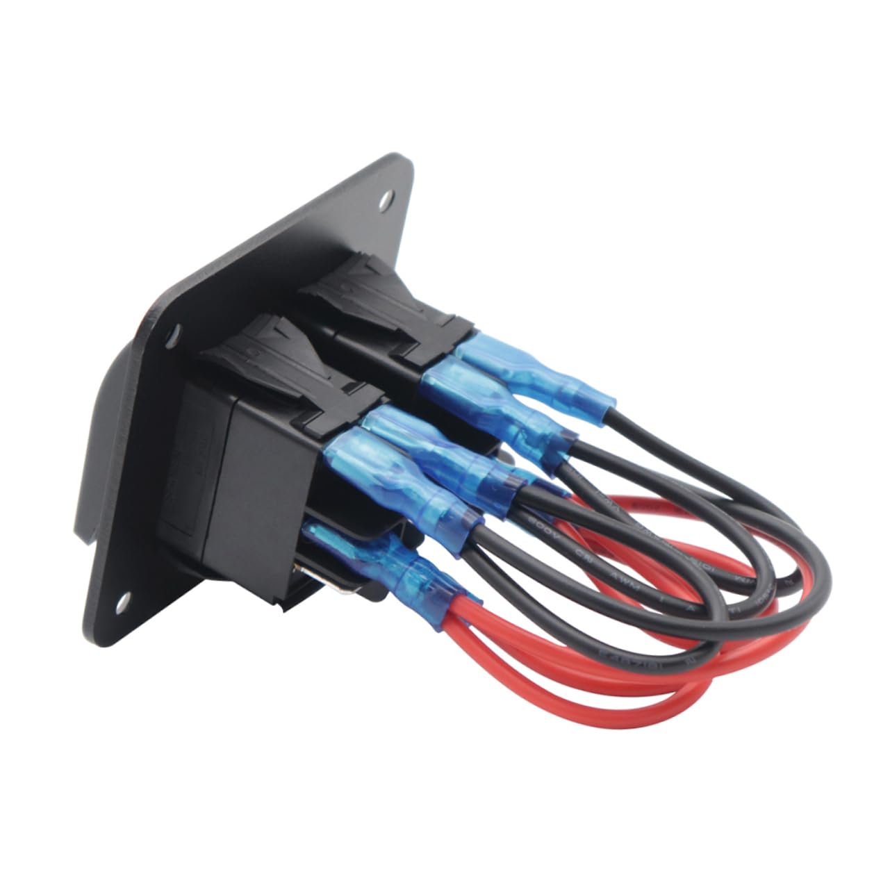 Cabilock 1 Set Switch Panel Position Control for Rv Boat Auto Durable Easy Install Includes Screws Labels Versatile Use for Multiple Vehicles