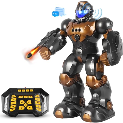 Zreswap Remote Voice Control Robot Toys for Kids, Intelligent Programmable Robot Gifts, Popular Science Story Toys, Gesture Sensing