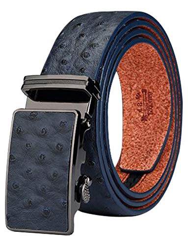 Maikun Belt for Men, Ratchet Mens Belt 35mm Wide Automatic Buckle 39-45''