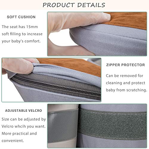Minetom Babyheupzitje, pasgeborenen, taillekruk, 4 draagposities, multifunctionele babydrager voor kinderen, 0-36… - Image 4