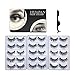 Huapan 3D Faux Mink Lashes: 15 Pairs of Fake Eyelashes with Lash Applicator