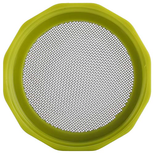 Artilife 8Pack Sprouting Lids with Stainless Steel Screen for Wide Mouth Mason Jars, Sprouting Strainer Lid for Canning Jars, Suit for Growing Bean Sprouts, Alfalfa, Salad Sprouts etc (8)