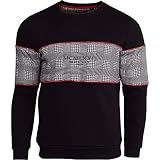 brave soul hemd Herren-Sweatshirt. Brave Soul MCMLXXII Herren Fleece-Sweatshirt, Karomuster Gr. M, Schwarz
