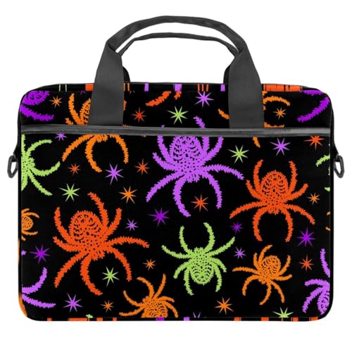 Sac à bandoulière ordinateur portable 13-14.5" antichoc étanche araignée Halloween
