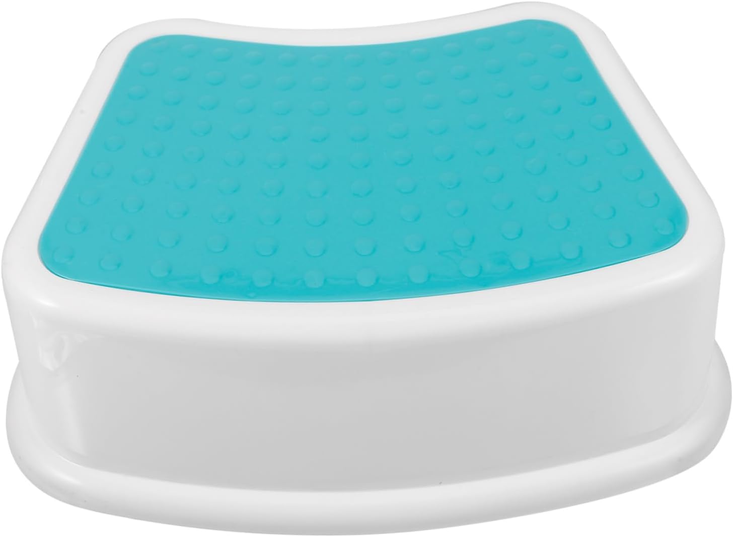 Anti-Slip Boy Girl Footstool for Toilet Use Ergonomic Design for Safe Squatting Space-Saving and Easy Storage for Toddlers and Bathroom Essentials White Blue