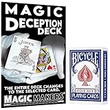 Magic Deception Deck - Color Changing Magic Card Trick by Magic Makers