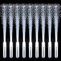 96 PCS Fiber Optic Wands LED White Glow Stick Flash Fiber Optic Light Rod for Bulk Wedding Lighting Wands Flashing Sticks with 3 Light Modes Including Creating The Perfect Party Concert Atmosphere