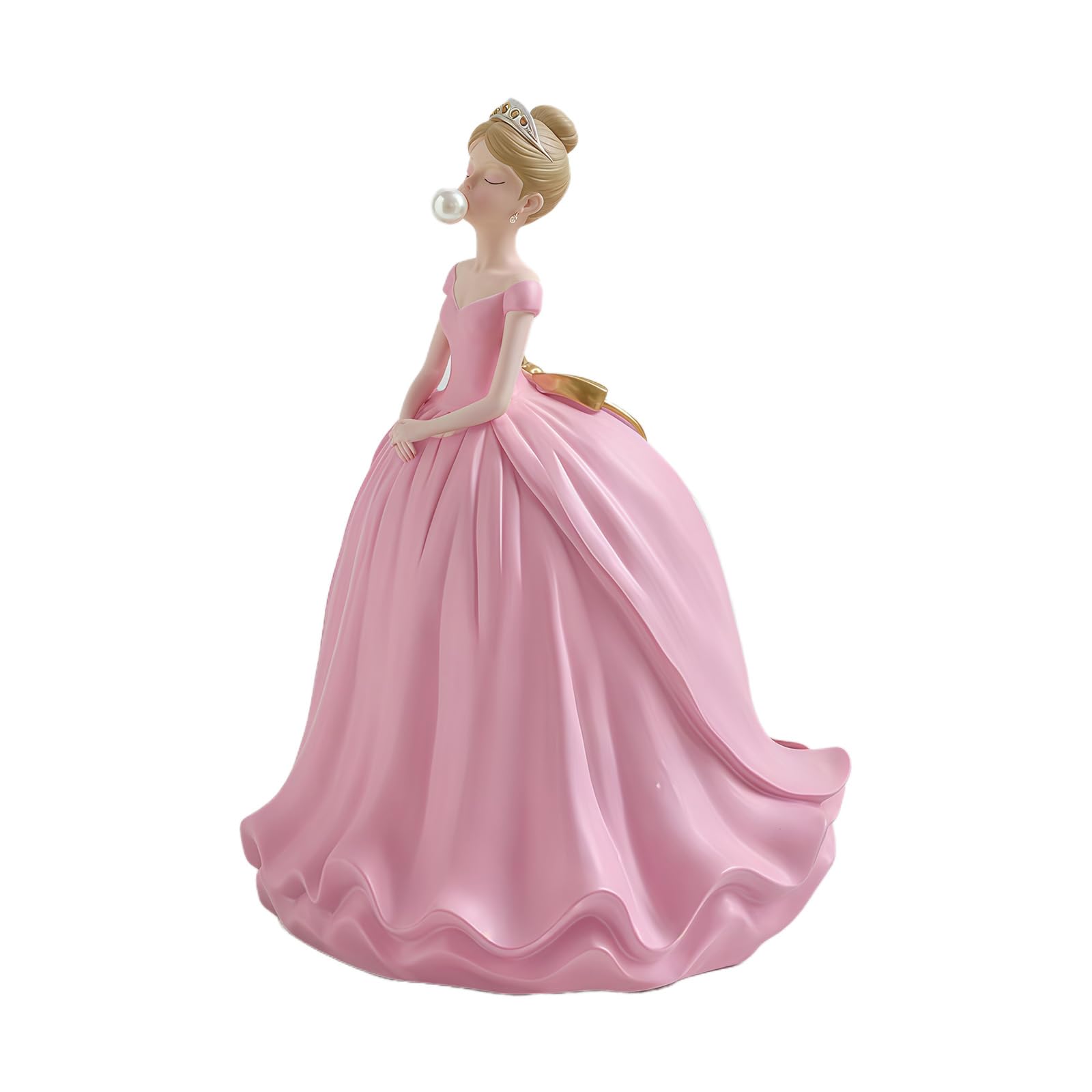 Nucelit Classical Home Decoration Resin Tissue Dispenser Shape Like Ball Gown Skirt Available in 6 Muted Tone Tissue Organizers Lavishness Home Decors Box