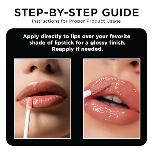 Image of Orgatre Moodbliss Lip Gloss | Instant Shine & Glossy Finish | Hydrating Lip Gloss for Girls & Women | Perfect for Everyday & Party Look | 2.5ml (Muted Violet, 2.5 ML)