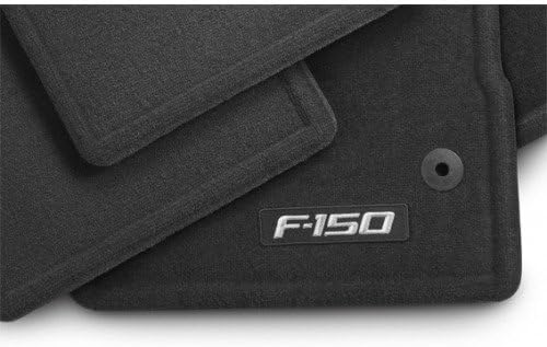 Ford 2015 F150 Cabina Regular Alfombra Negro Delantera Esteras Del Piso De La Fila OEM FL3Z1513086AB