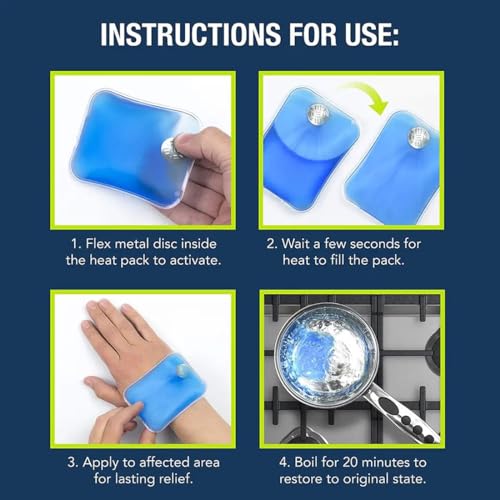 Image of GTC Pocket Sized Cartoon Themed Self Heat Gel Pouch Eco Friendly Self Heating Hand Warmer Gel Pouch (28 /18H-3, Multicolor) (4)