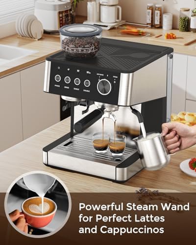 gifts for coffee lovers 20 bar espresso machine deep black