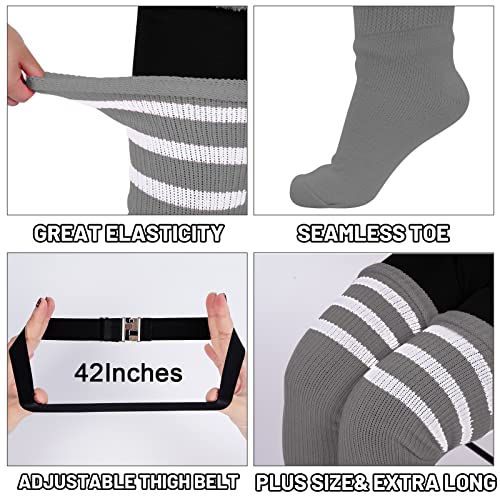 Image of Abodhu Plus Size Thigh High Socks for Thick Thighs Women- Extra Long Widened Extra Long Thick Knit