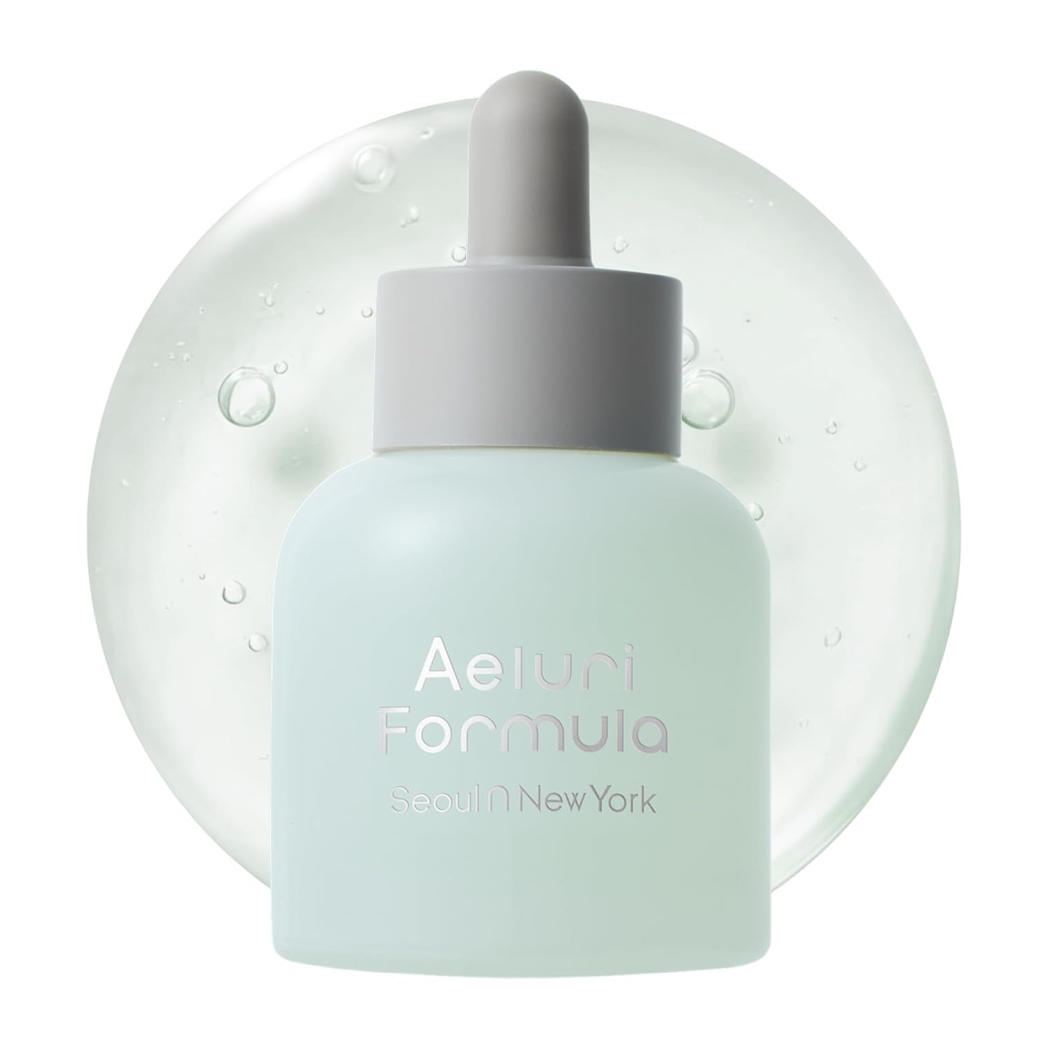Aeluri Formula Hydra Relief Serum – Cooling Face Serum with Hyaluronic Acid & Malachite – Seoul n New York Clean Science Soothing Hydrator for Sensitive, Dehydrated Skin – 1.01 fl. oz