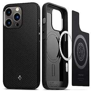 Spigen voor iPhone 13 Pro Case Mag Armor Hoesje -Matte Black