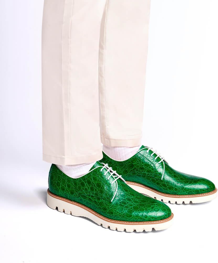 Men's Dress Shoes Genuine Italian Cowhide Leather Casual Oxford Derby Sneakers Comfortable Formal Shoes