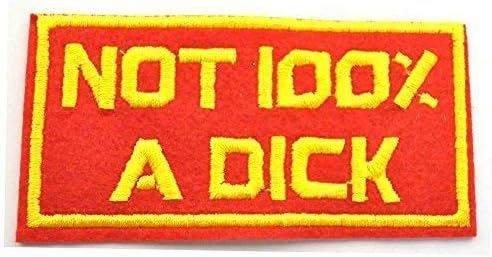 Minimum Mouse Not 100% A Dick Iron On Patch