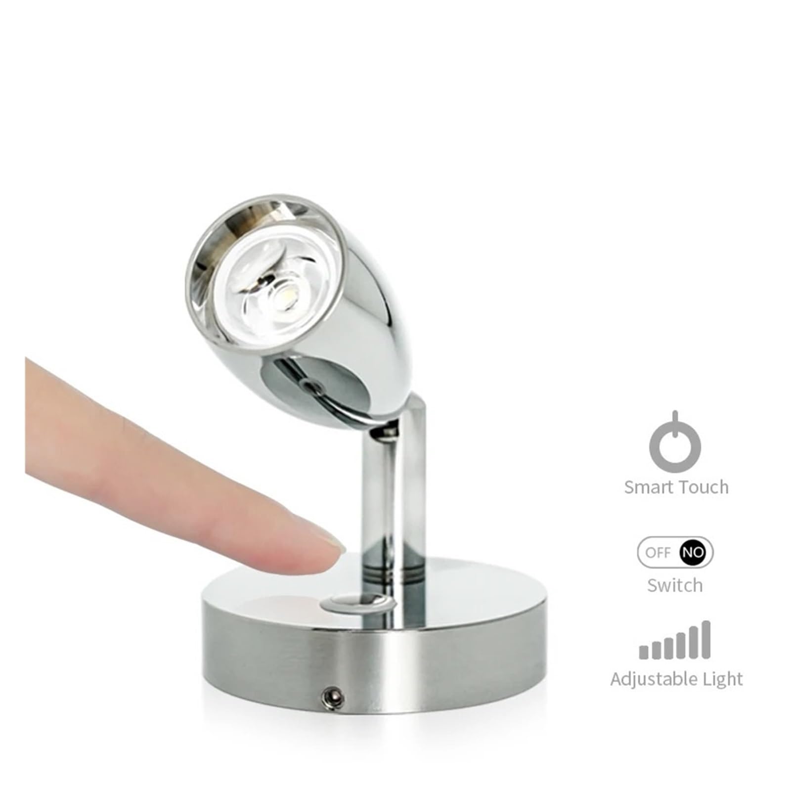 2 Szt. Regulowana Lampa LED Do Czytania Książek USB W Kamperze, Samochodowa, Ładowalna, Ściemnialna, Dotykowa Lampa Do Czytania W Kamperze, Przeznaczona Do Łodzi Morskich