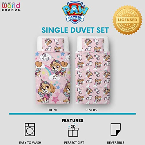 PAW PATROL Set copripiumino singolo per bambini