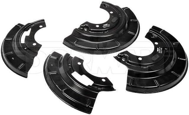 Replacement For Compatible With 924-662 Dorman Set of 2 Brake Backing Plates Rear New for Ford Escape Mazda Pair