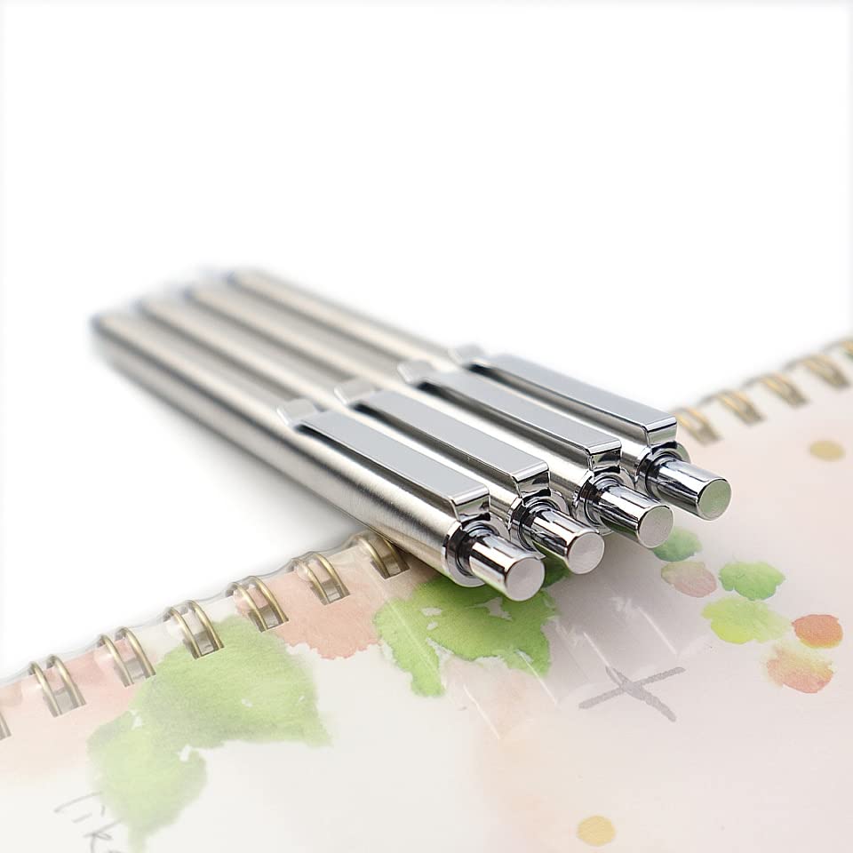 Ołówki Ołówek mechaniczny 0,5 mm/0,7 mm Ołówek automatyczny metalowy do profesjonalnego malowania, pisania, artykułów papierniczych (0,5 mm) (0,5 mm)
