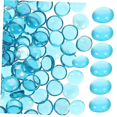 Mipcase 1Bag for Fire Pit Aquarium and DIY Crafts Multi Use Shimmering Fire Rocks Safe Indoor and Outdoor Decor Packaging