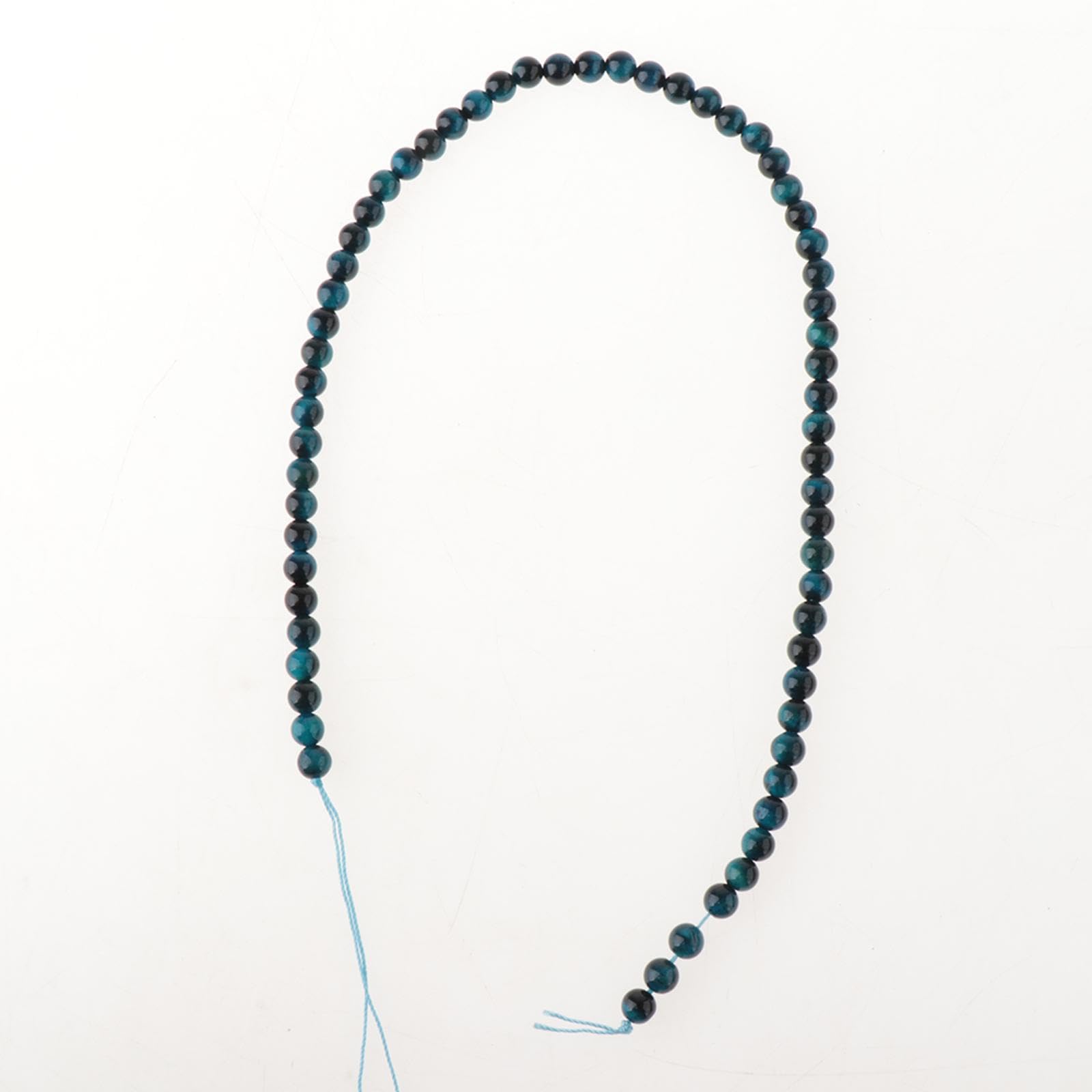 SNAPPSY Round Stone Beads Premium Delicate Gifts Durability Practical Jewelry Making 6mm Royal Blue 60 Beads-image-32